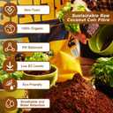 Legigo Pack of 10 Organic Coco Coir Bricks- 100% Natural Compressed Coco Peat Brick Coconut Fiber Substrate with Low EC&pH Balance, Plant Soil Enhance Root Growth for Herbs, Flowers, House Plants (EXP 08/18/26)