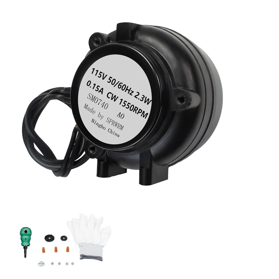 SM0740 4200740 Refrigerator Condenser Motor OEM Upgrades 120V 2.3W .15A 50/60Hz 1550 RPM