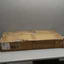 Record Player Stand, Large Record Player Table Cabinet with Open Vinyl Storage and Display Shelf Holds up to 350 Albums, Mid Century Wood Turntable for Living Room, Bedroom (Brown)