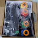 Laser Tag Set for Kids, Teens & Adults - 4 Blasters + 4 Vest Sensors with 4 Multi-Game Modes - Fun Ideas Age 8+ Year Old Toys - Includes Accessories - Boys & Girls Outdoor Teenage Group Activities (4 Player Pro Set (Battery Operated))