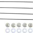 ApplianPar W10780051 Washer Suspension Rod Spring Damper Assembly Kit for Whirlpool Maytag Kenmore Amana Washing Machines Replaces W10257085, W10257086, W10317708, W10317709, W10748951