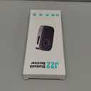 COMSOON Bluetooth Receiver for Car, Noise Cancelling 3.5mm AUX Bluetooth Car Adapter, Wireless Audio Receiver for Home Stereo/Wired Headphones, Hands-Free Call, 16H Battery Life - Black+Silver