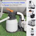 1.5" Replacement Pool Pump Hose for Above Ground Pools Accessories - 29060E Pool Hoses for Intex 1,500 GPH Pump, Sand Filters Saltwater System (White -2 Pack)
