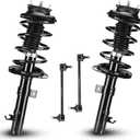 Front Struts Assembly Shock Absorber Sway Bar Links Kit Fit for Ford Focus Only 2.0L 2006 2007 2008 2009 2010 2011,Replace 172257 172258 K80066 (4Pcs)