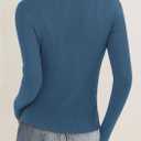 PRETTYGARDEN Womens 2025 Fall Cardigan Sweaters Lightweight Long Sleeve Button up Ribbed Knit Tops Winter Fashion Clothes (M)