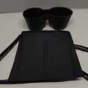 3PCS Center Console Accessories for Tesla New Model Y Juniper 2026 2025 Model 3 Highland 2024 Cup Holder Insert, Screen Edge Protector Frame, Wireless Charger Mat Silicone, Black