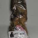 Isaic Ponytail Extension 18Inch Claw Clip Ponytail Extension Long Wavy Lightweight Fluffy Clip on Ponytails for Women Omber Dark Ash Blonde Synthetic Hairpieces Layered Pony Tails Hair Extensions