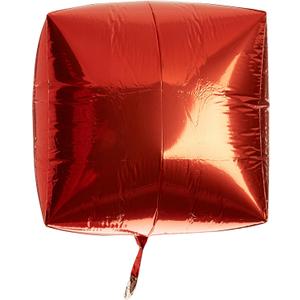 Amscan Cubez Orange Foil Cube Balloon 15" for General Celebration