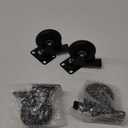 Apllamo 3" Casters Set of 4 4 Heavy Duty Quiet Casters, Max Load 2000LBS. Suitable to do Soft Wheels for cart, Glide Quietly and Protect The Floor, casters Set of 4 Heavy Duty.