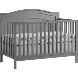 Oxford Baby Nolan 4-in-1 Convertible Crib, Dove Gray, GreenGuard Gold Certified