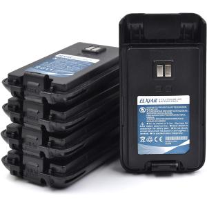 (5-Pack) 3.7V 1200mAh Li-ion Battery, Replacement for RT68 RT68B RT68S RT68Plus BL68 Two-Way Radios Rechargeable Pack