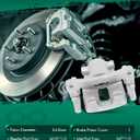 SCITOO Rear Left Brake Caliper With Bracket 18B5105 Compatible For Chrysler 0/Sebring, For Dodge Avenger, For Dodge Caliber, For Jeep Compass/Patriot, For Mitsubishi Lancer/Outlander Sport/RVR