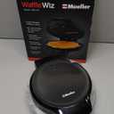 Mueller Heart 5 Waffle Maker, Waffle Iron, Adjustable Browning Control & Nonstick, Cool Touch Handle, Easy to Clean, Small Kitchen Appliances