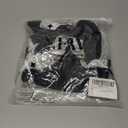 Rooscier Women's Lace Lingerie Sexy V Neck Nightwear Spaghetti Strap Nightgown Split Side Babydoll Chemise (Black, Small)