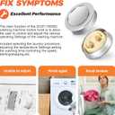 2 Pack DC97-18058C Laundry Appliance Control Knob by Beaquicy - Replace DC97-18058A, DC97-18058B, DC67-00680A, AP6002623, PS11735268, EAP11735268