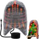 Dreyoo Snuggle Up Bird Cage Heater for Parrot and Small Birds,5V Low Voltage Heated Bird Perch with Constant Temperature Control & Anti Bite Line, Cozy Corner Warmer Blanket Cage Accessory(11.2" 7")