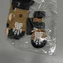 PUPTECK Anti-Slip Dog Socks with Double Sides Grips for Small Medium Large Dogs Hardwood Floors Prevents Licking, Dog Shoes for Hot Pavement Traction Control Paw Protector for Senior Dogs, Khaki XS (Brown)