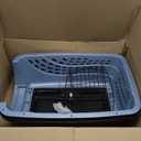 Petmate Dog Crates for Small Dogs & Cat Carriers, Two-Door Plastic Pet Kennel, Top & Front Loading, Made in USA, 24", Blue (24.1"L x 16.8"W x 14.5"H)