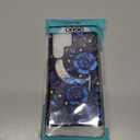 Case for Samsung Galaxy S23 Ultra,Stained Glass Moon Mosaic Dark Academia Phone Case Military-Grade Drop Protection Cover for Women Girl - Glossy