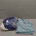 Frienda 4 Pcs Baby Fuzzy Blanket Fluffy Baby Blanket for Boys Girls Soft Warm Infant Newborn Toddler Receiving Nursery Bed Supplies, 32 x 24 Inch(Blue Green Color)