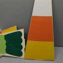 Meooeck 3 Pcs Two Sided Christmas Fall Wood Porch Sign for Front Door Large Standing Christmas Porch Sign for Home Front Door Yard Outdoor Party Decor