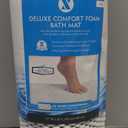 Deluxe Comfort Foam Bath Mat White