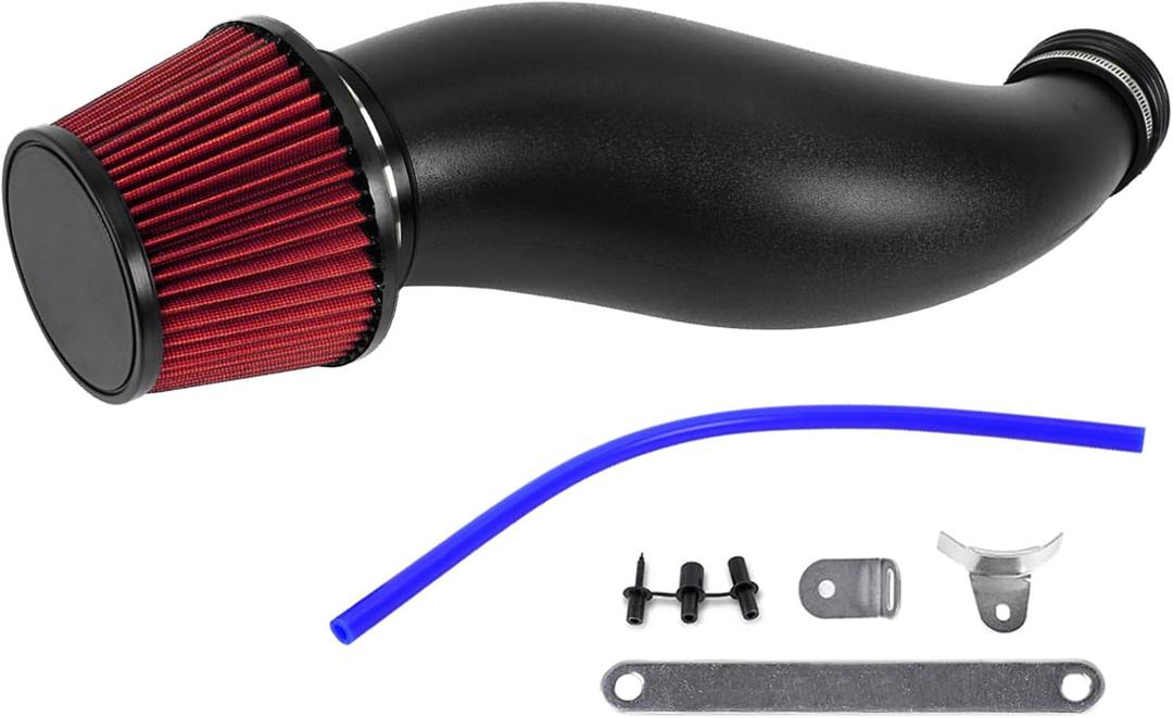 Cold Air Intake Pipe Kit Fit for Honda Civic 1992-2000 EG EK, for 1994-2001 Acura Integra DC (Red+ABS)