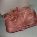 BrittyHair Pink Long Wavy Wig for White Women 26 Inch Middle Part Curly Wig Natural Looking Heat-resistant synthetic fiber wigs for Daily Wear Cosplay and Halloween