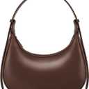 CHOLISS Shoulder Bag for Women RFID Vegan Leather Crescent Hobo Bag Clutch Underarm Purse Top-Handle Travel Handbags (Coffee)