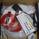 SILFU Neon Rope Lights, 50FT RGB LED Strip Lights, Waterproof IP67 LED Lights for Bedroom, DIY Design, Music Sync, 44 Key Remote Control, Multiple Modes for Bedroom, Holiday Decoration