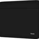 Laptop Case 17 Inch, Durable Shockproof Protective Notebook Sleeve with Accessory Pocket, Briefcase Carrying Bag Laptop Case Compatible with 17-17.3 Inch Computer, Notebook, Black