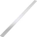 304 Brushed Stainless Steel Finishing Sheet Metal Gap Filler Trim Strip Metal Trim for Home Kitchen Tools (Silver,1.5 x 29.5 Inch)