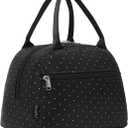 FlowFly Insulated Lunch Cooler Bag - Tote Bag Organizer for Women/Men, Dot