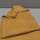 Pickluc Blackout Valance Curtains Long, Short Curtains with Rod Pocket for Kitchen Window, Bathroom, Living Room, Bedroom or Basement, 1 Panels, 60" W x 16" L, Mustard Yellow