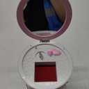 Renawe Girls Musical Jewelry Box Necklace Storage Accessories Gifts Cute Kids Jewelry Boxes for Little Girl Toddler Children Jewelry Organizer Best Girls Birthday Gift Stuff Child Music Jewelry Box