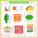 FairySandy 16 Pcs Cinco De Mayo Tiered Tray Decor Mexican Wooden Fiesta Signs Farmhouse Taco Cactus Sombrero Rainbow Donkey Table Decoration Cinco De Mayo Decor for Home Kitchen Summer Party Holiday