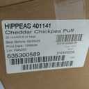 Hippeas Chickpea Puffs, Groovy White Cheddar, 0.8 Ounce (Pack of 30), 3g Protein, 2g Fiber, Vegan, Gluten-Free, Crunchy, Plant Protein Snacks (Best Before: 08/05/25