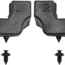 2PCS HC3Z-99439A00-A Tailgate Upper Rubber Bushing Bumper with 3 Bumper Clips, Replacement for Ford F Series 250 350 450 550 Super Duty 2017-2022, Replaces HC3Z-99439A00-B