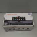 Wireless Apple Carplay Screen for Car with 4K Dash Cam, 10.26" Portable Apple Carplay & Android Auto, Car Stereo with 1080p Backup Camera, Voice Control/Mirror Link/GPS Navigation/BT, Black