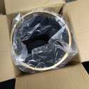 QCQHDU 21 inch Tall Planters for Outdoor & Indoor Plants, 2 Pack Sturdy Plant-Flower-Tree Pots for Front Porch Patio Deck Living Room Decor, Golden