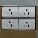 Kasa Smart Plug Mini 15A, Smart Home Wi-Fi Outlet Works with Alexa, Google Home & IFTTT, No Hub Required, UL Certified, 2.4G WiFi Only, 4-Pack(EP10P4) , White