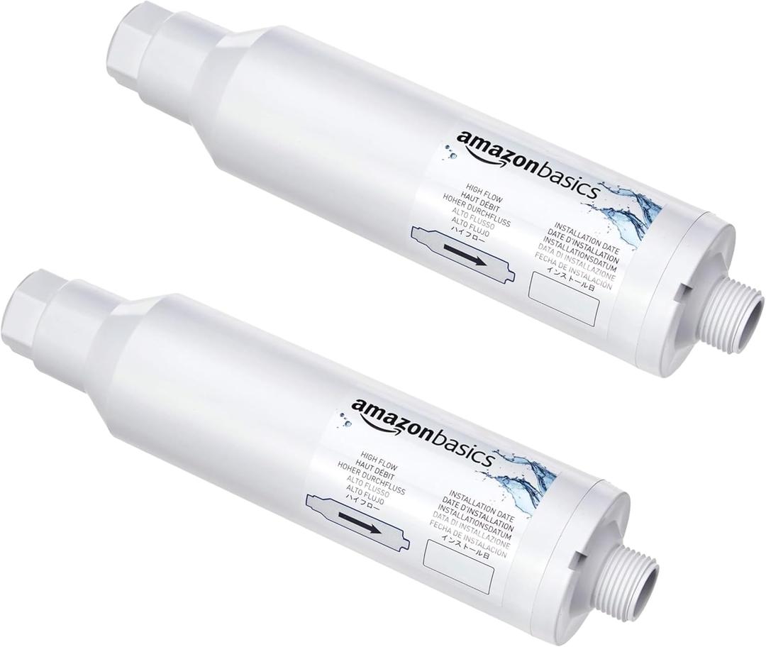 Inline Water Filter, 2 Pack, Without Hose