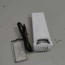 Aquarium Filter(3.5W), Fish Tank Filter, Low-Water Filter for Small Fish Tank and Turtle Tank, for Reptile Tank Up to 15 Gallon, with 2 Cartridges(White)