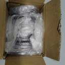 6 Pack 20 oz Skinny Tumbler Replacement Lids Plastic Splash Covers tops for 20 oz coffee cup lids Clear Cup Covers for 2.64 Inch Mouth Tumbler Cooler