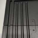 Foldable Bathtub Caddy Tray for Tub, Bamboo Expandable Bath Table Trays,Premium Bathroom Accessories for New Home & Mothers Day & Birthday Gifts for Couples, Black