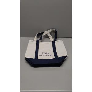 Small Canvas Tote Bag Canvas Tote Bag Suitable For Gift. Navy Blue.