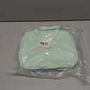 Travel Makeup Bag for Women, Large Capacity Cosmetic Bags for Girls, Compact Pouch Make up Organizer, Waterproof Toiletry Bag with Divider and Handle (Green2)