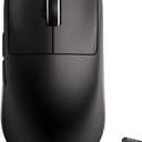 R1 SE+ Gaming Mouse, 18000 DPI, High-Precision PAW3395 SE Sensor,55g Lightweight, Tri-Mode 2.4G/BT5.0/USB-C Wireless Mouse, Programmable Ergonomic Mouse Suitable for Laptops/PC/Mac (Black)