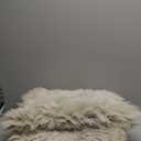 HUAHOO Premium Genuine Sheepskin Rug Linen Real Australia Sheepskin Natural Luxury Fluffy Lambskin Fur Area Rug Seat Covers for Kids Bedroom Sofa Chair Cover Pets Dogs Mat Double Pelt/2' x 6' Linen