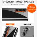 NINKI Compatible for Samsung Galaxy Z Fold 6 Clear Case with Built-in Screen Protective Transparent All-Round Camera Protective Shockproof Case for Samsung Galaxy Z Fold 6 Clear